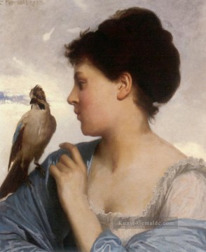 Der Vogel Charmer 1873 Leon Bazile Perrault Ölgemälde